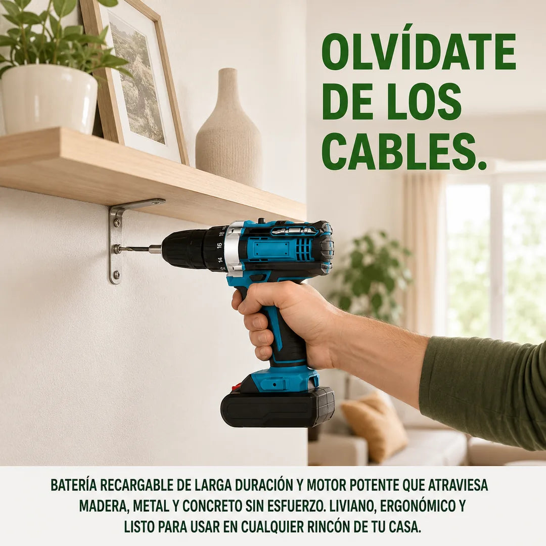 Cómo funciona el taladro inalámbrico