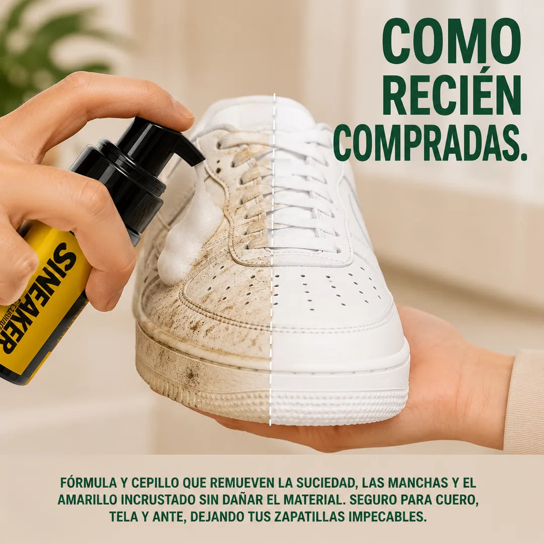 Cómo funciona el kit de limpieza de zapatillas