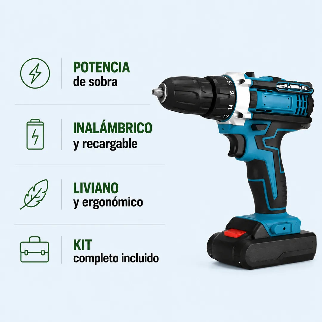 Taladro inalámbrico: beneficios principales
