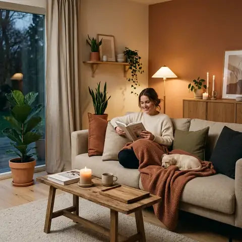 Living acogedor con deco DEKORU